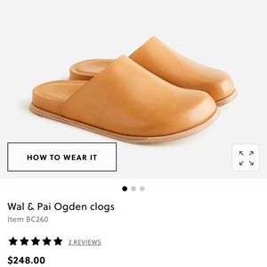 Brand New Camel Wal & Pai Ogden Clogs